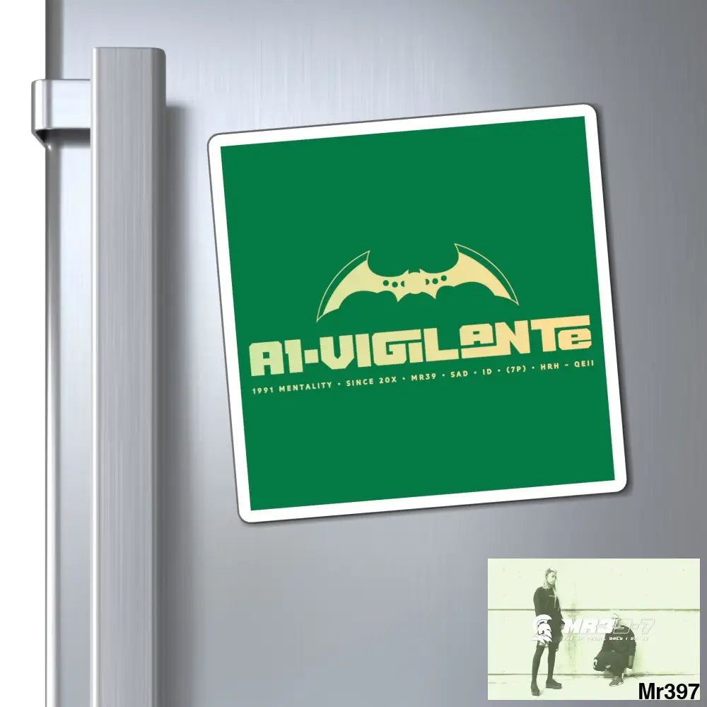 A1-Vigilante Magnet 6’’ × 6’’ Paper products