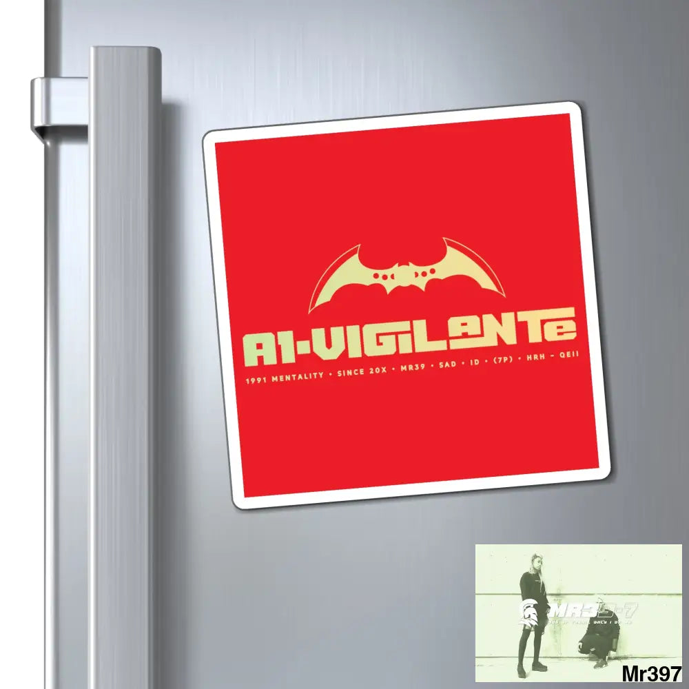 A1-Vigilante Magnet 6’’ × 6’’ Paper products