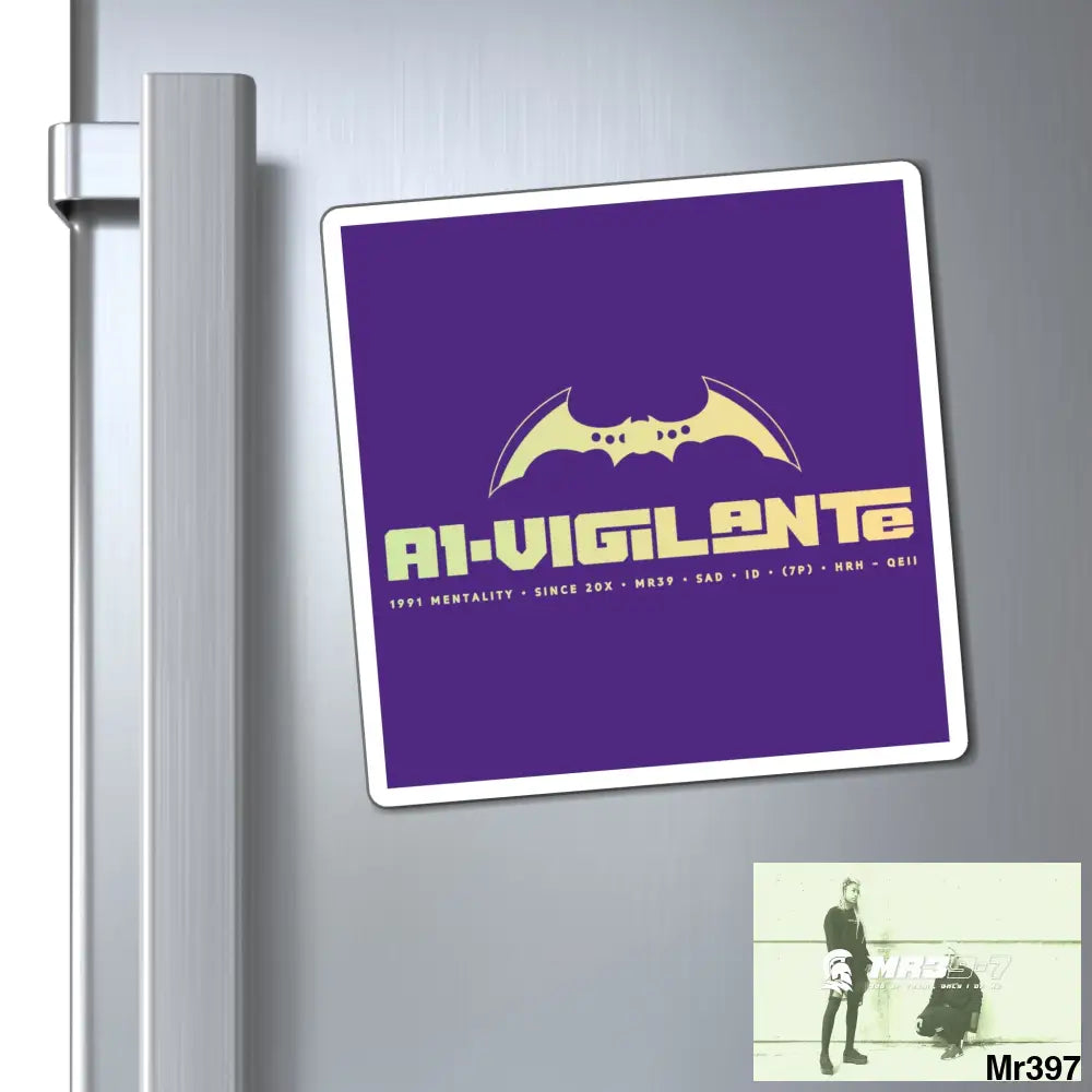 A1-Vigilante Magnet 6’’ × 6’’ Paper products