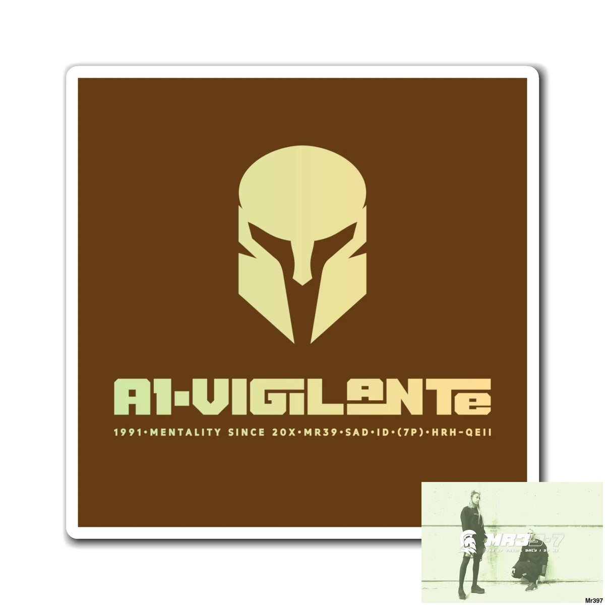 A1-Vigilante Magnet 6’’ × 6’’ Paper products