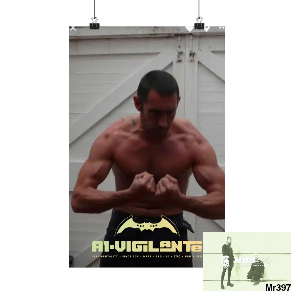 A1-Vigilante Matte Vertical Posters 11’’ x 17’’ / Matte Poster
