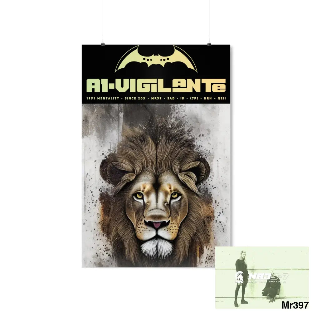 A1 Vigilante Matte Vertical Posters 24″ x 36″ / Matte Poster