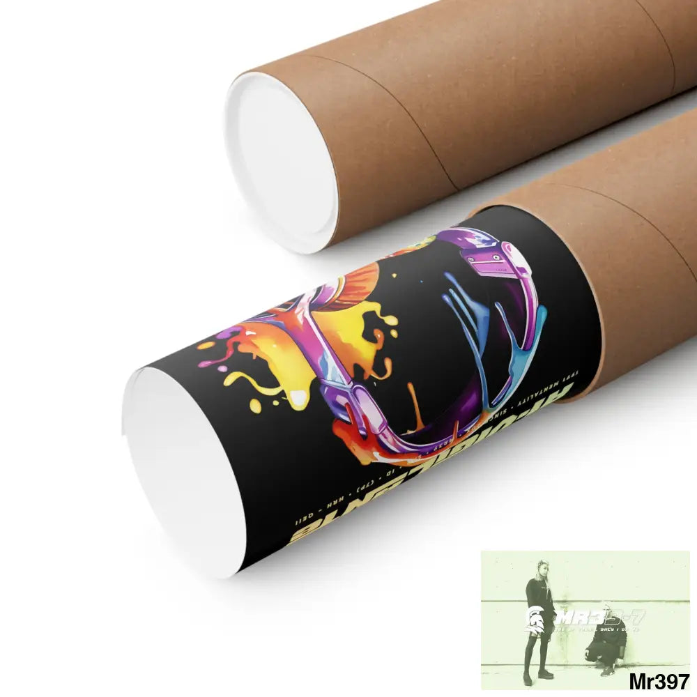 A1-Vigilante Melting headphones Matte Vertical Posters Poster