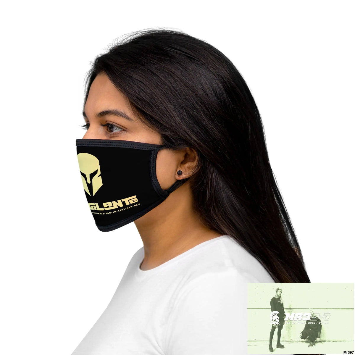 A1.Vigilante Mixed-Fabric Face Mask One size Accessories