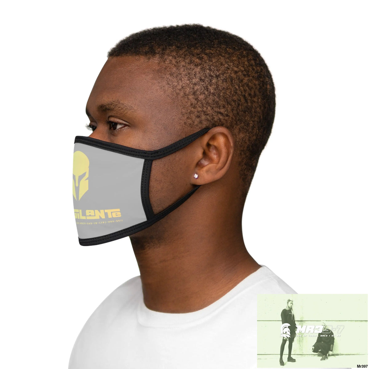 A1.Vigilante Mixed-Fabric Face Mask One size Accessories
