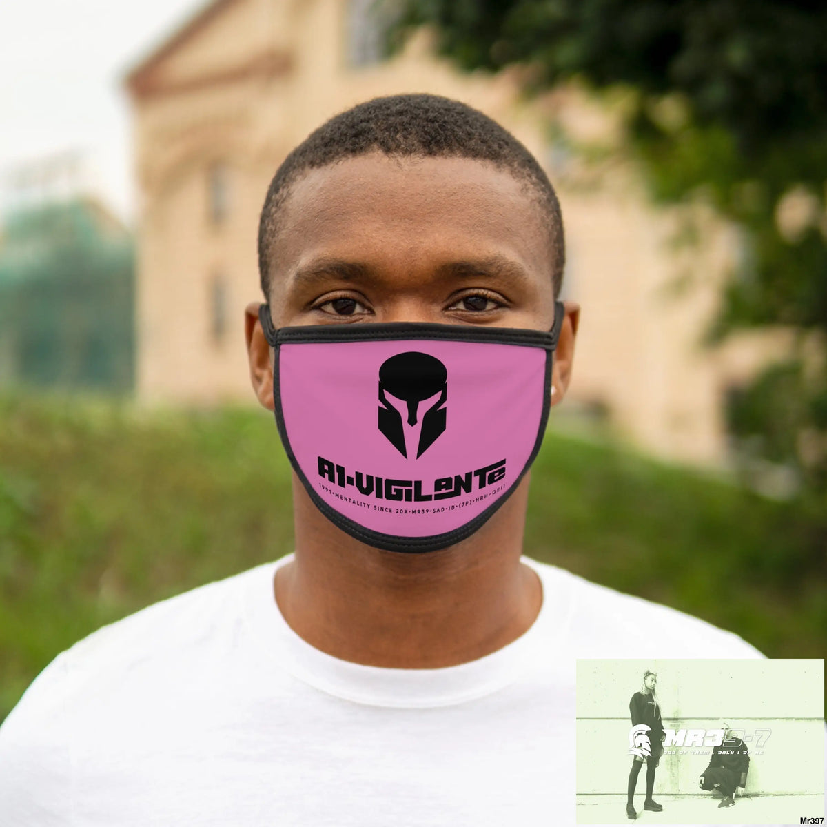 A1.Vigilante Mixed-Fabric Face Mask One size Accessories