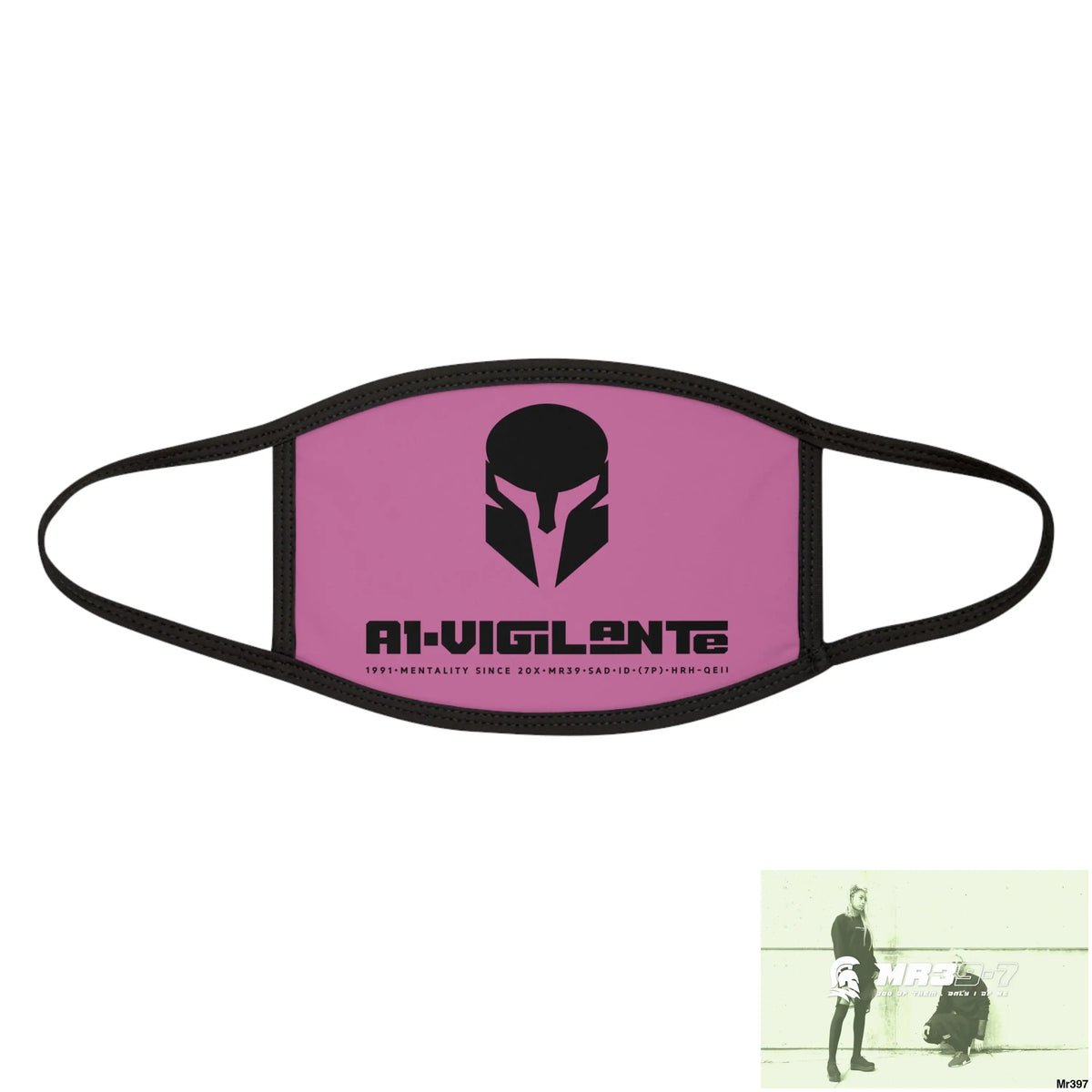 A1.Vigilante Mixed-Fabric Face Mask One size Accessories