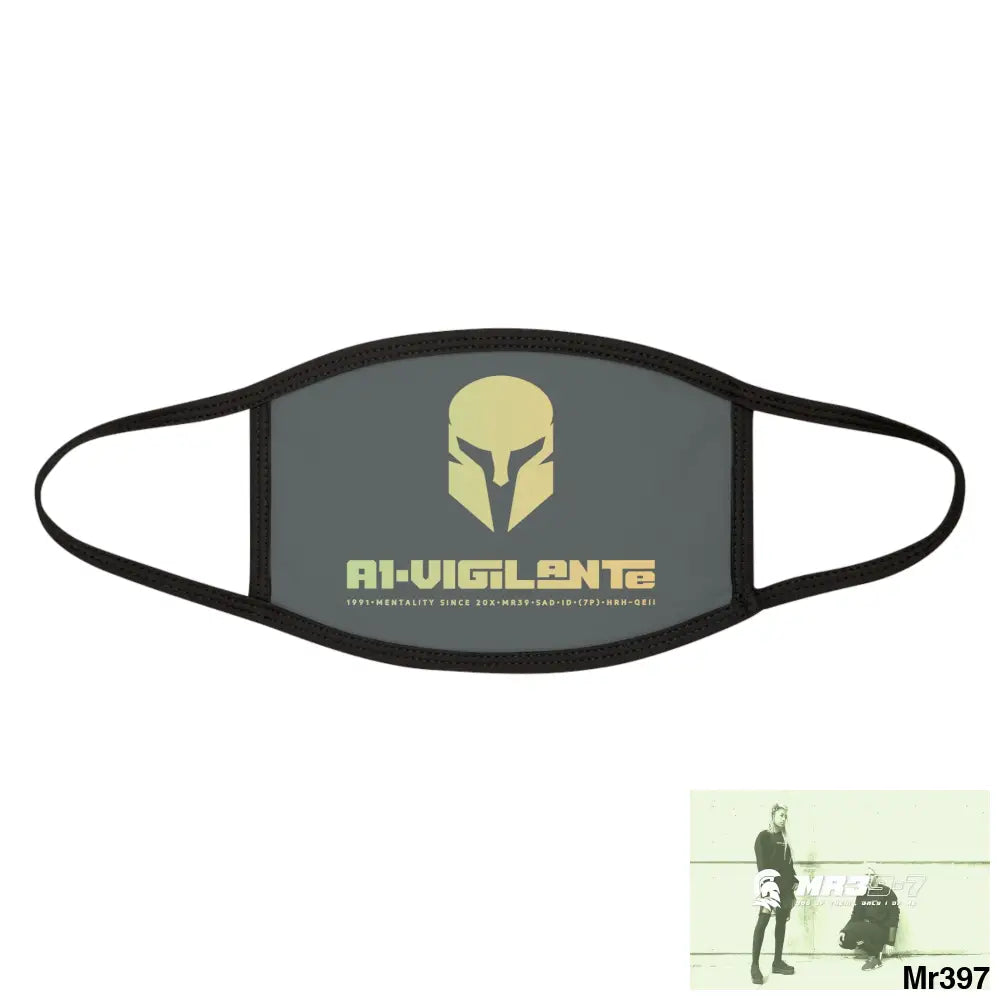 A1.Vigilante Mixed-Fabric Face Mask One size Accessories