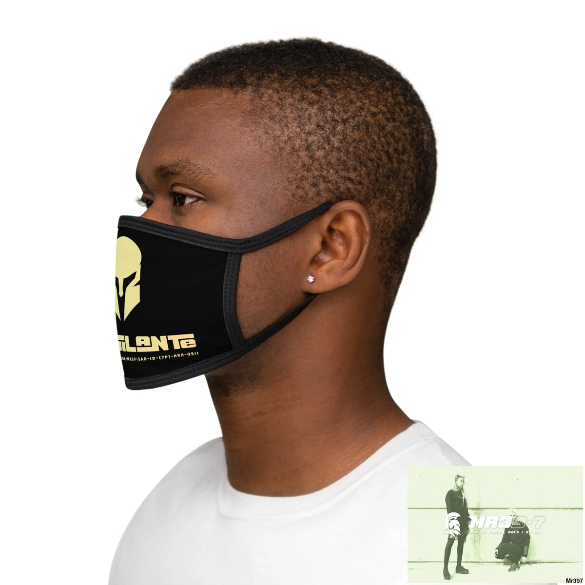 A1.Vigilante Mixed-Fabric Face Mask One size Accessories