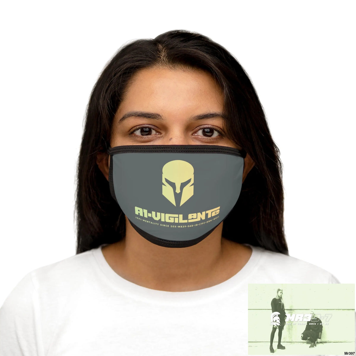 A1.Vigilante Mixed-Fabric Face Mask One size Accessories