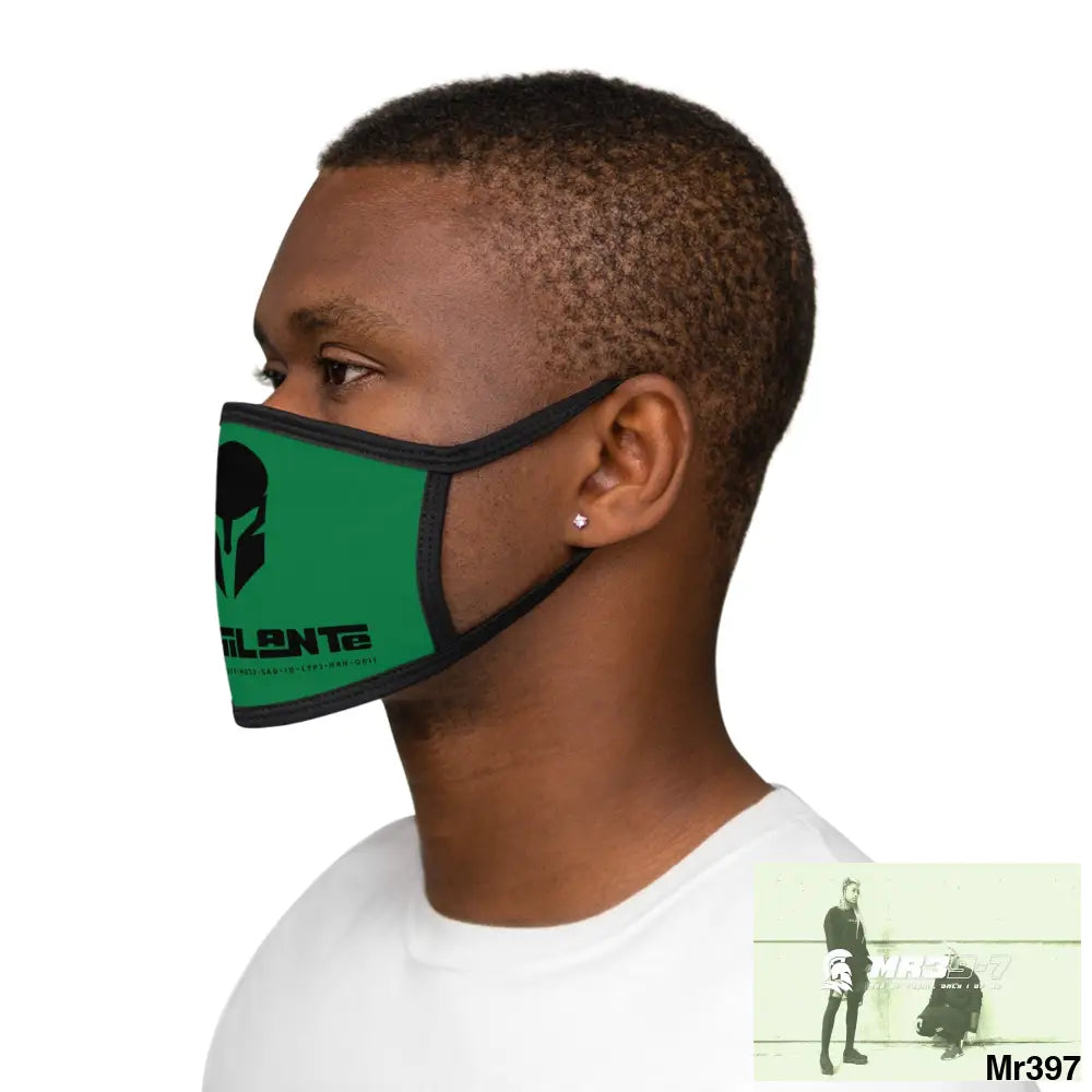 A1.Vigilante Mixed-Fabric Face Mask One size Accessories