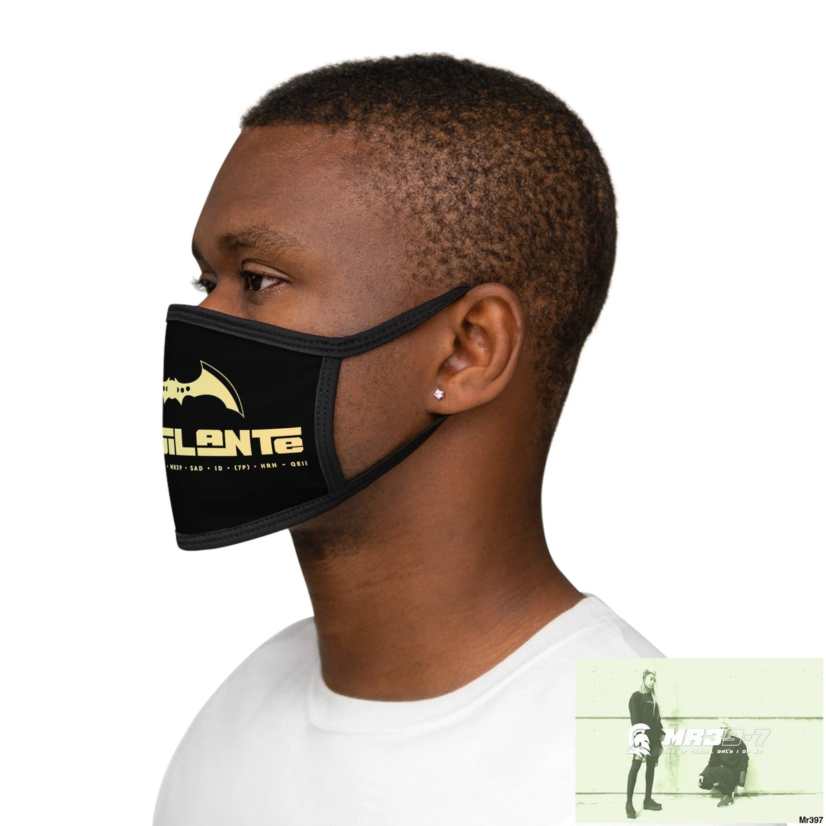 A1.Vigilante Mixed-Fabric Face Mask One size Accessories