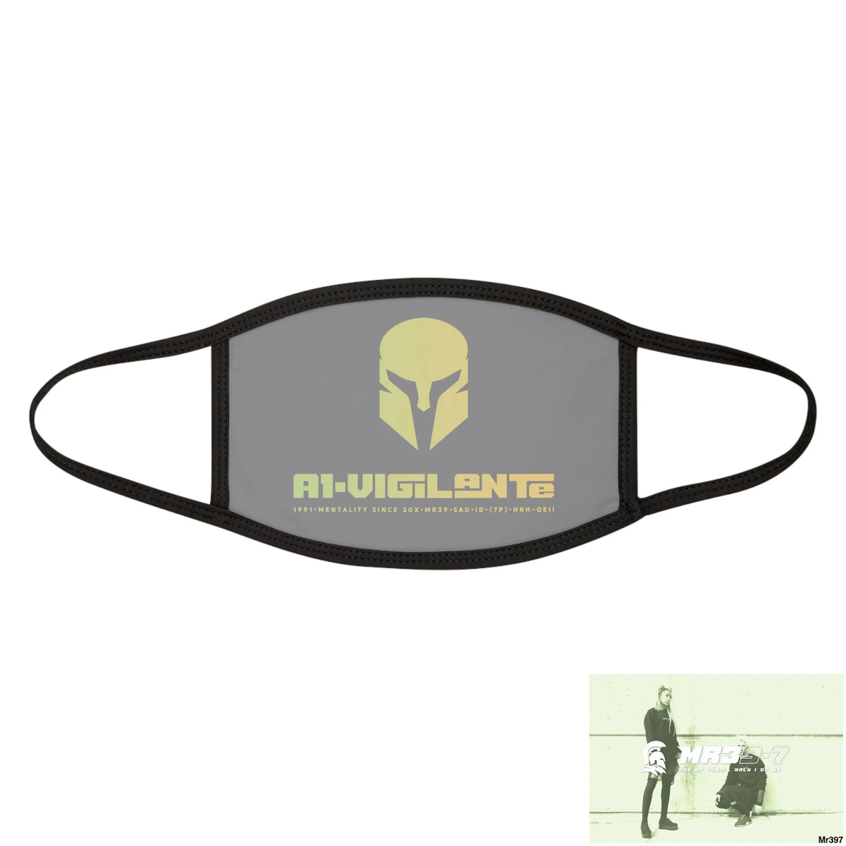 A1.Vigilante Mixed-Fabric Face Mask One size Accessories
