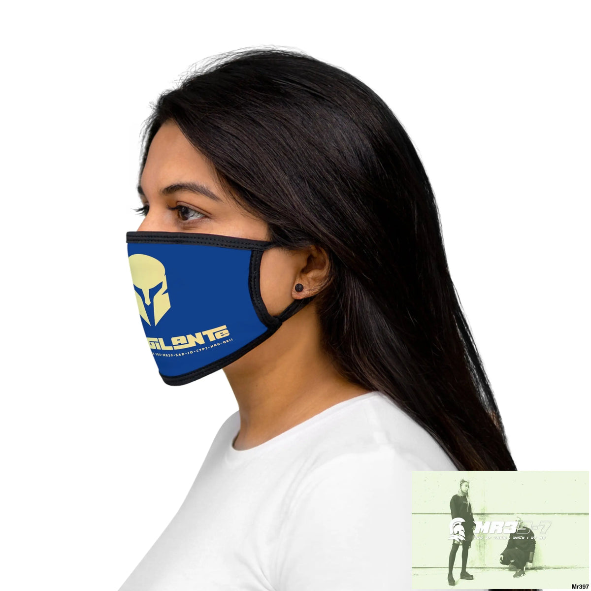 A1.Vigilante Mixed-Fabric Face Mask One size Accessories