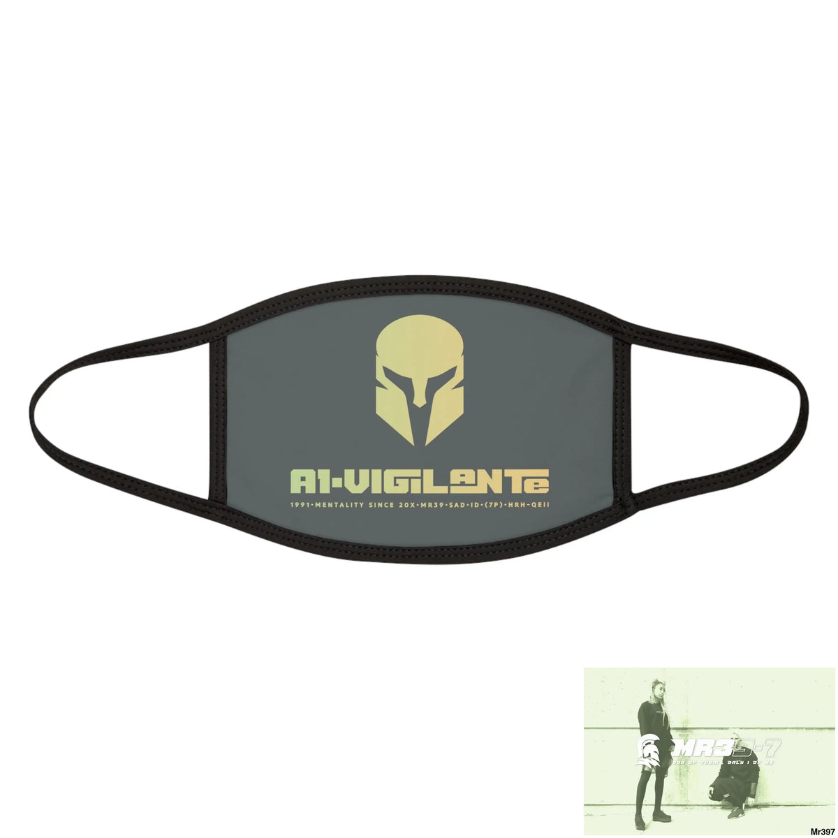 A1.Vigilante Mixed-Fabric Face Mask One size Accessories