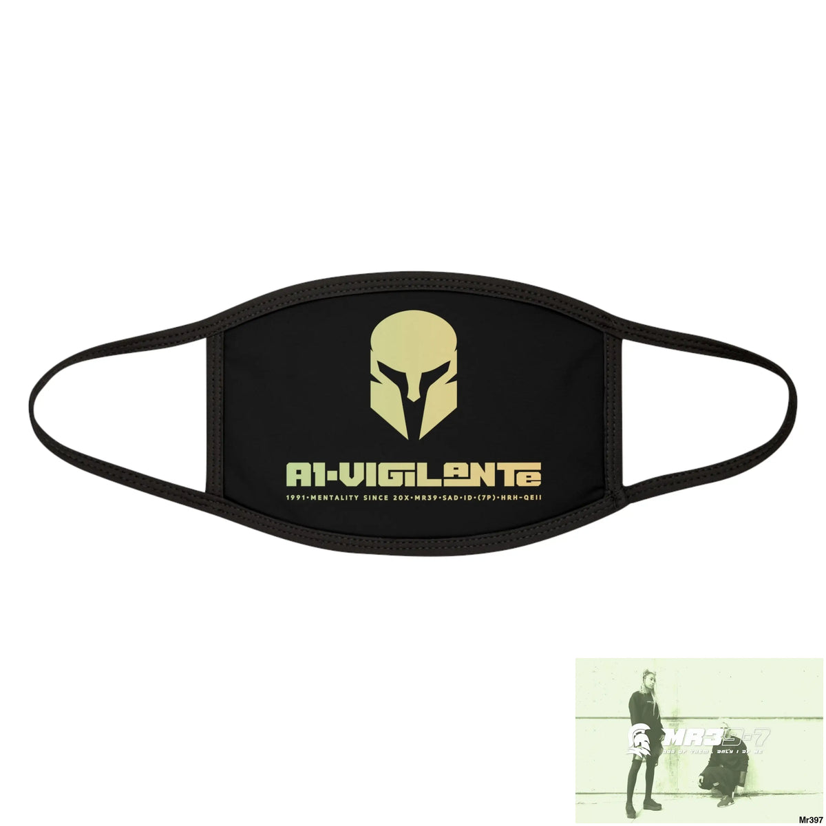 A1.Vigilante Mixed-Fabric Face Mask One size Accessories