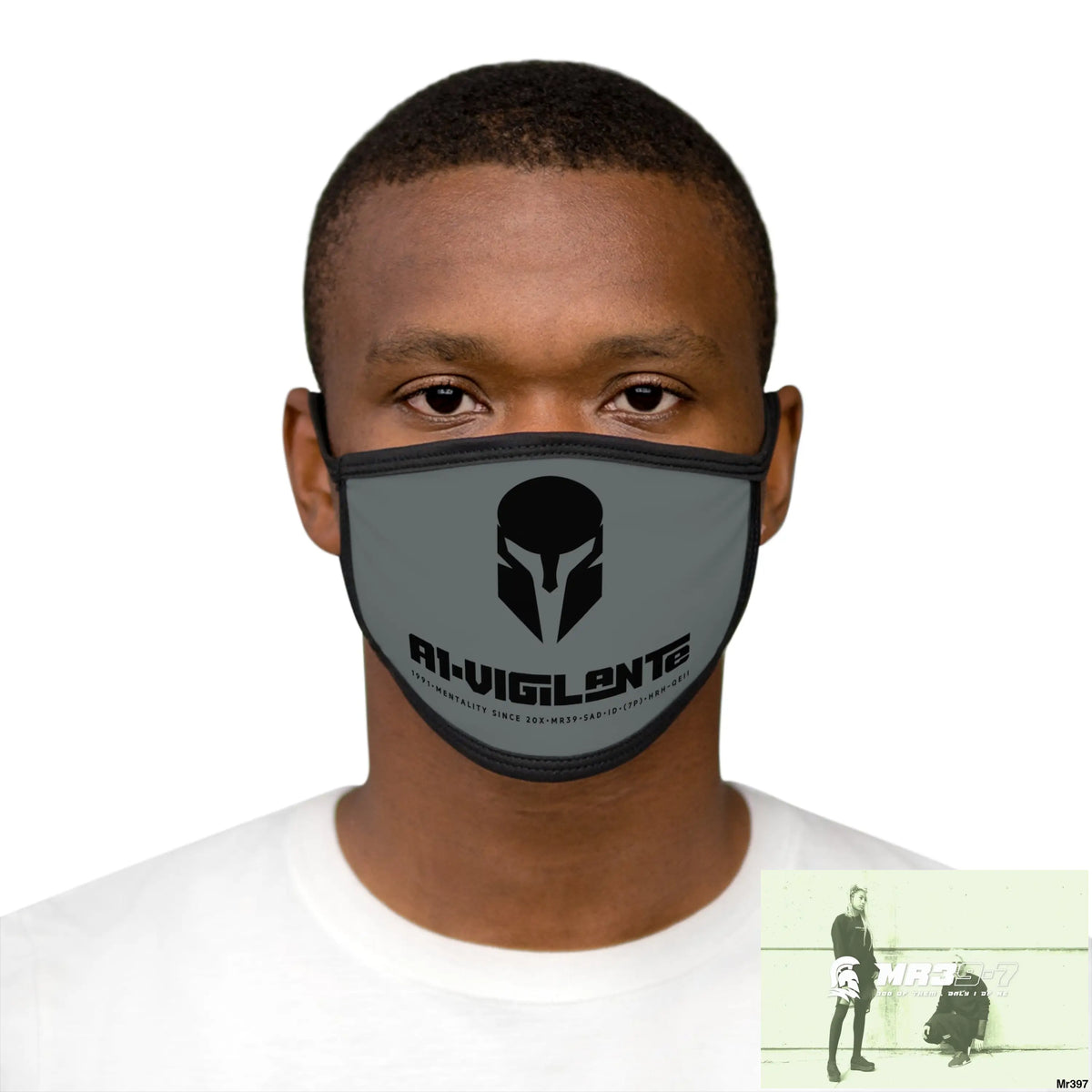 A1.Vigilante Mixed-Fabric Face Mask One size Accessories
