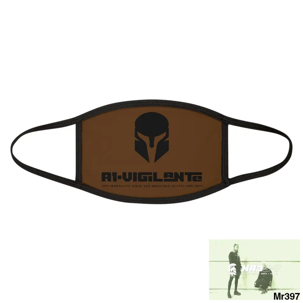 A1.Vigilante Mixed-Fabric Face Mask One size Accessories