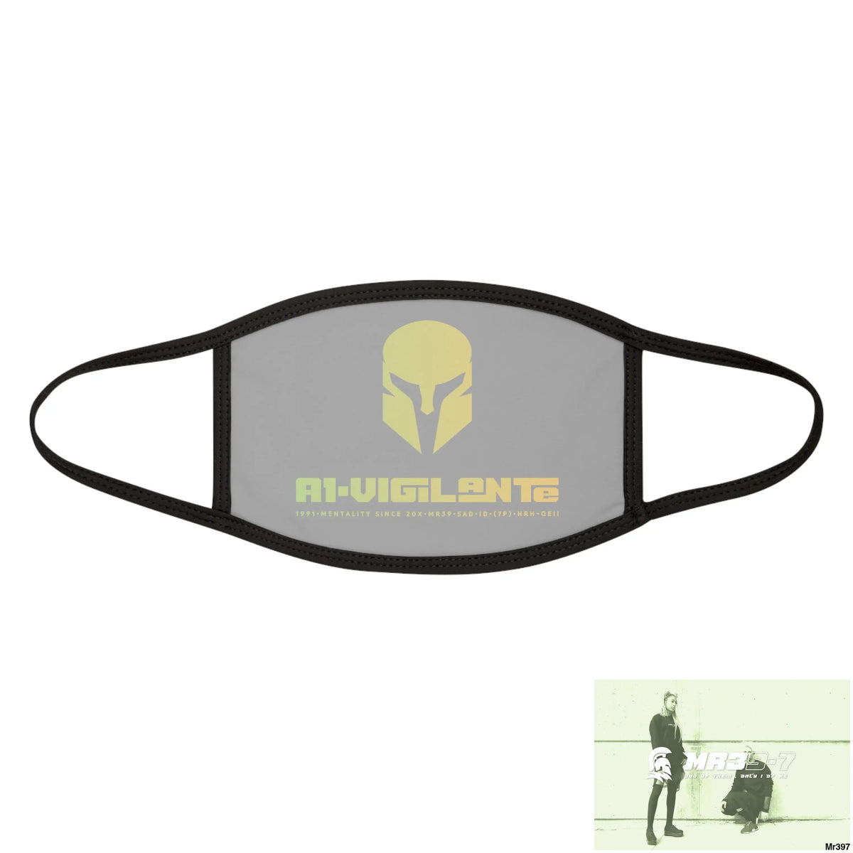A1.Vigilante Mixed-Fabric Face Mask One size Accessories