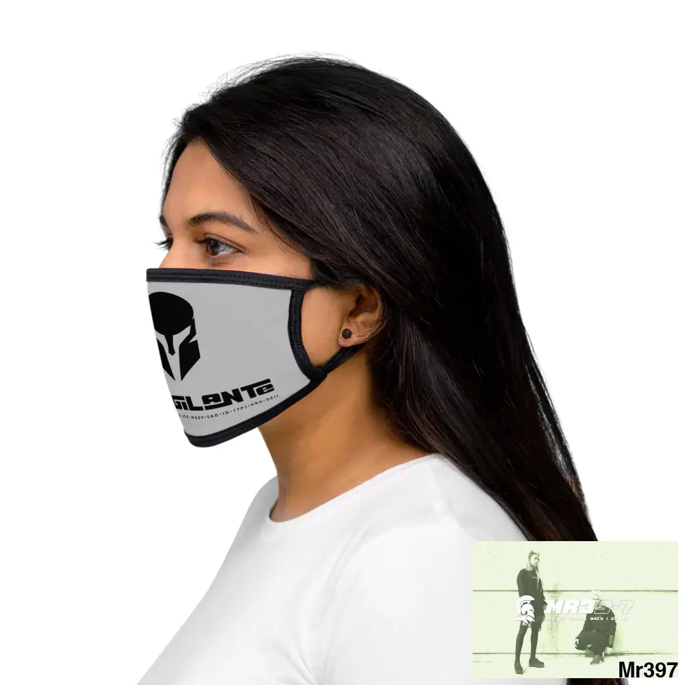 A1.Vigilante Mixed-Fabric Face Mask One size Accessories