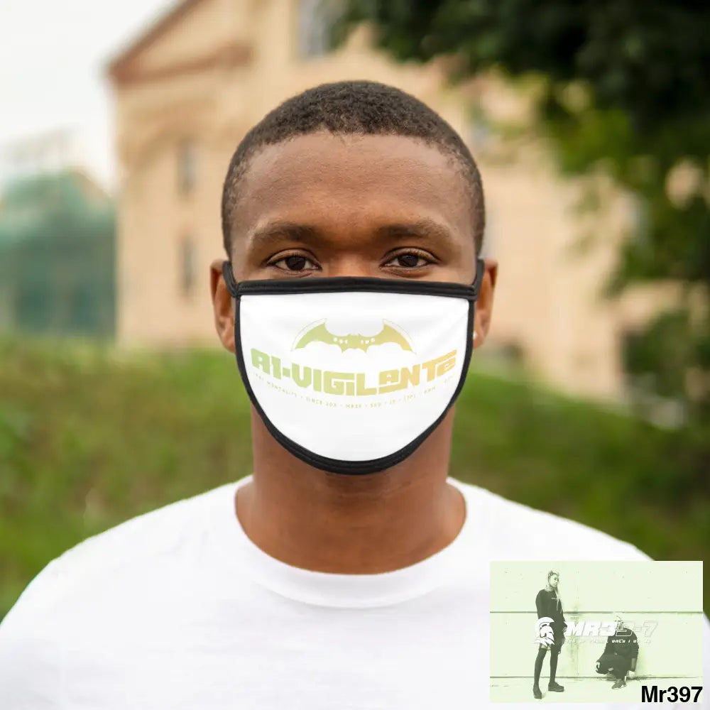 A1.Vigilante Mixed-Fabric Face Mask One size Accessories