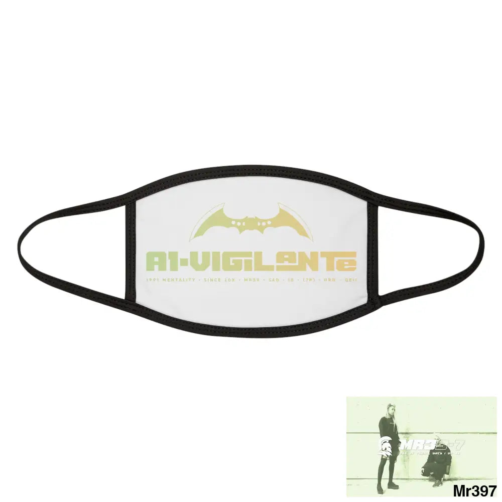 A1.Vigilante Mixed-Fabric Face Mask One size Accessories