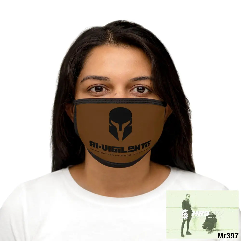 A1.Vigilante Mixed-Fabric Face Mask One size Accessories