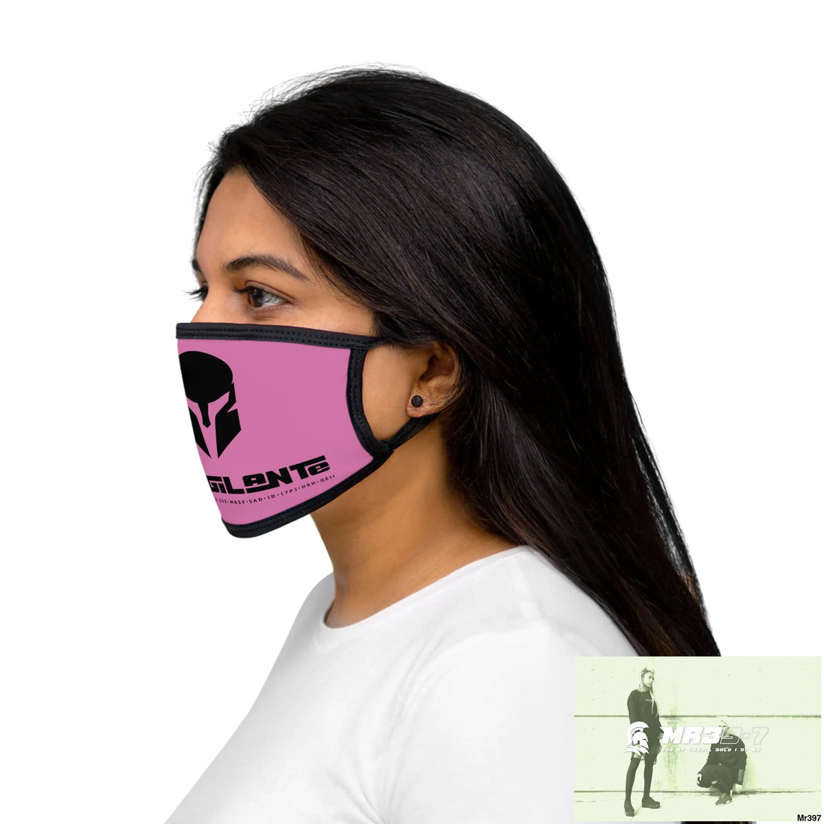 A1.Vigilante Mixed-Fabric Face Mask One size Accessories