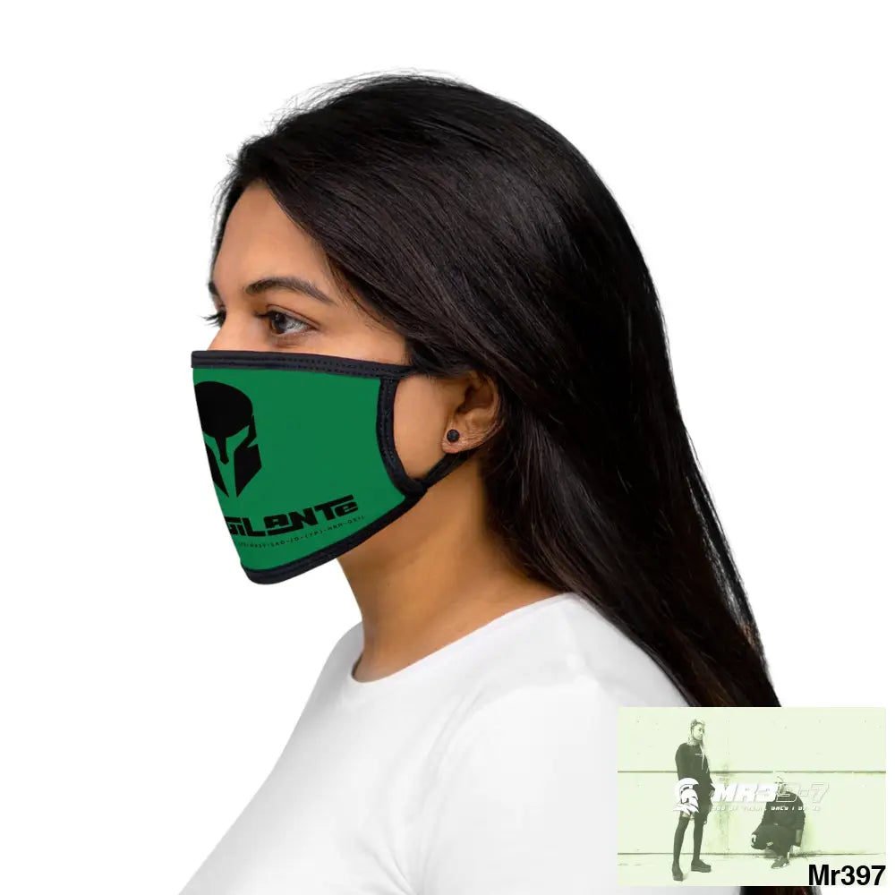 A1.Vigilante Mixed-Fabric Face Mask One size Accessories