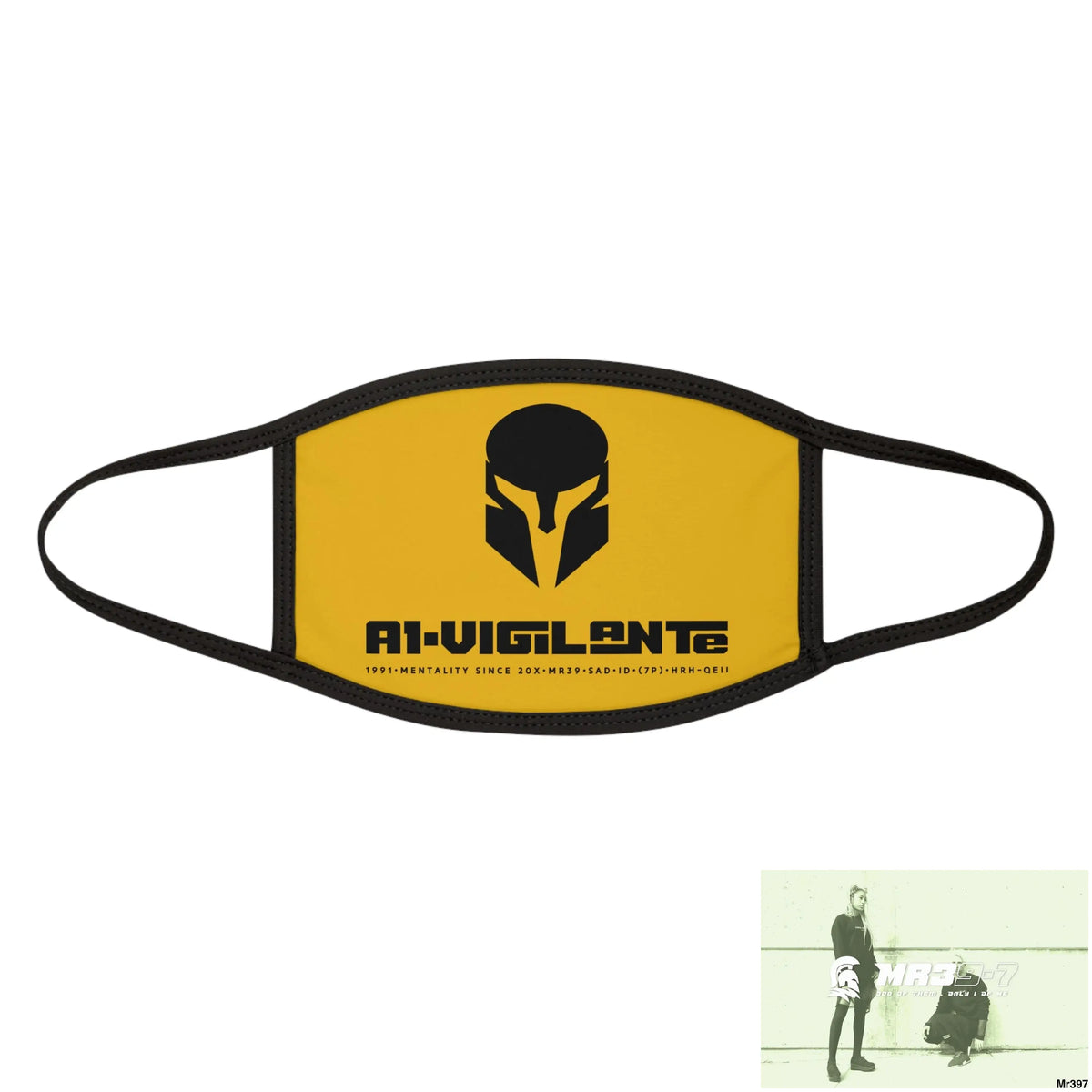 A1.Vigilante Mixed-Fabric Face Mask One size Accessories