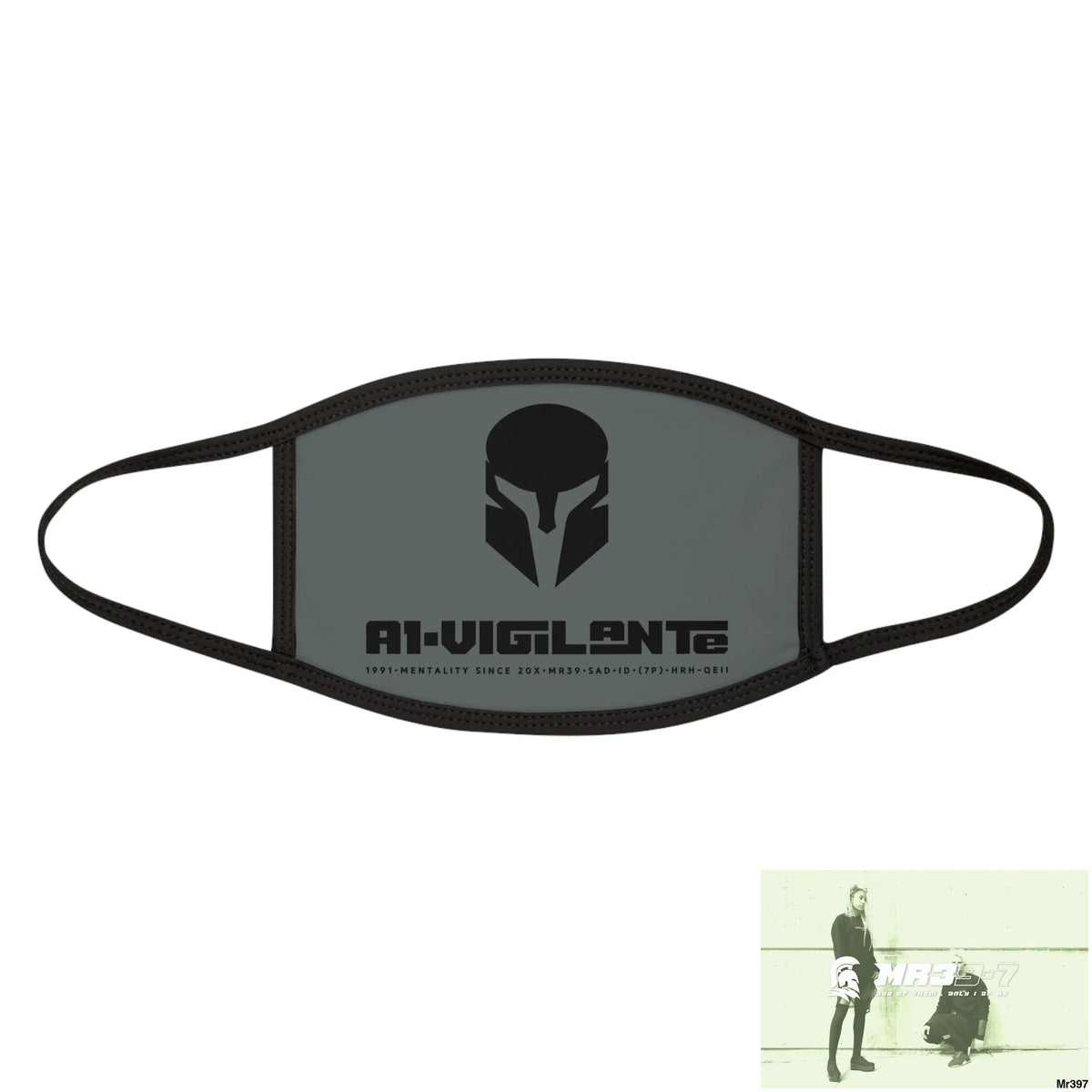 A1.Vigilante Mixed-Fabric Face Mask One size Accessories