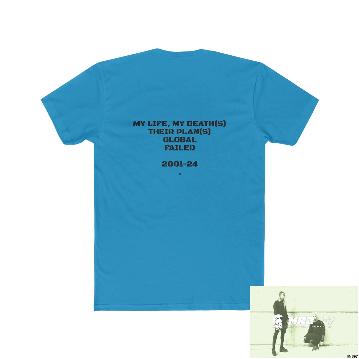 A1-Vigilante My life My Deaths Their Plans Failed Tactical GB Men’s Cotton Crew Tee T-Shirt