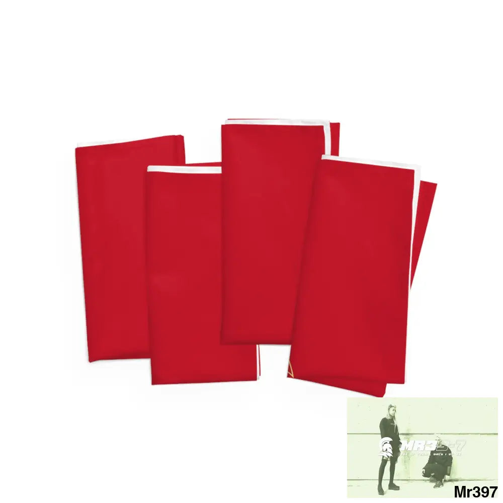 A1-Vigilante Napkins 4-piece set / White / 19’’ × 19’’ Accessories