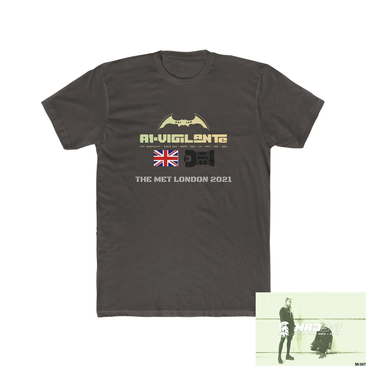 A1-Vigilante One flew over the Redwoods Centre - Men’s Cotton Crew Tee Solid Dark Chocolate / S T-Shirt