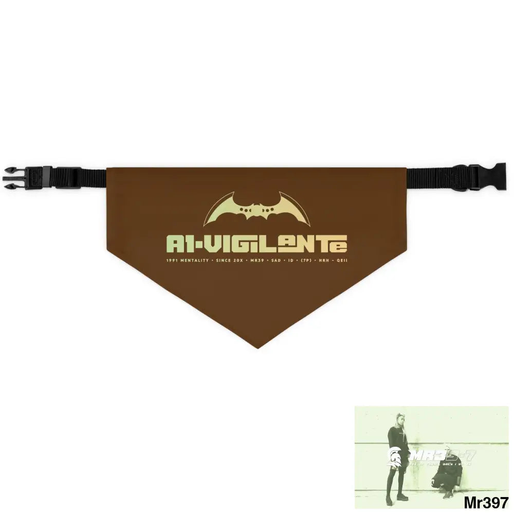 A1 Vigilante Pet Bandana Collar L Pets