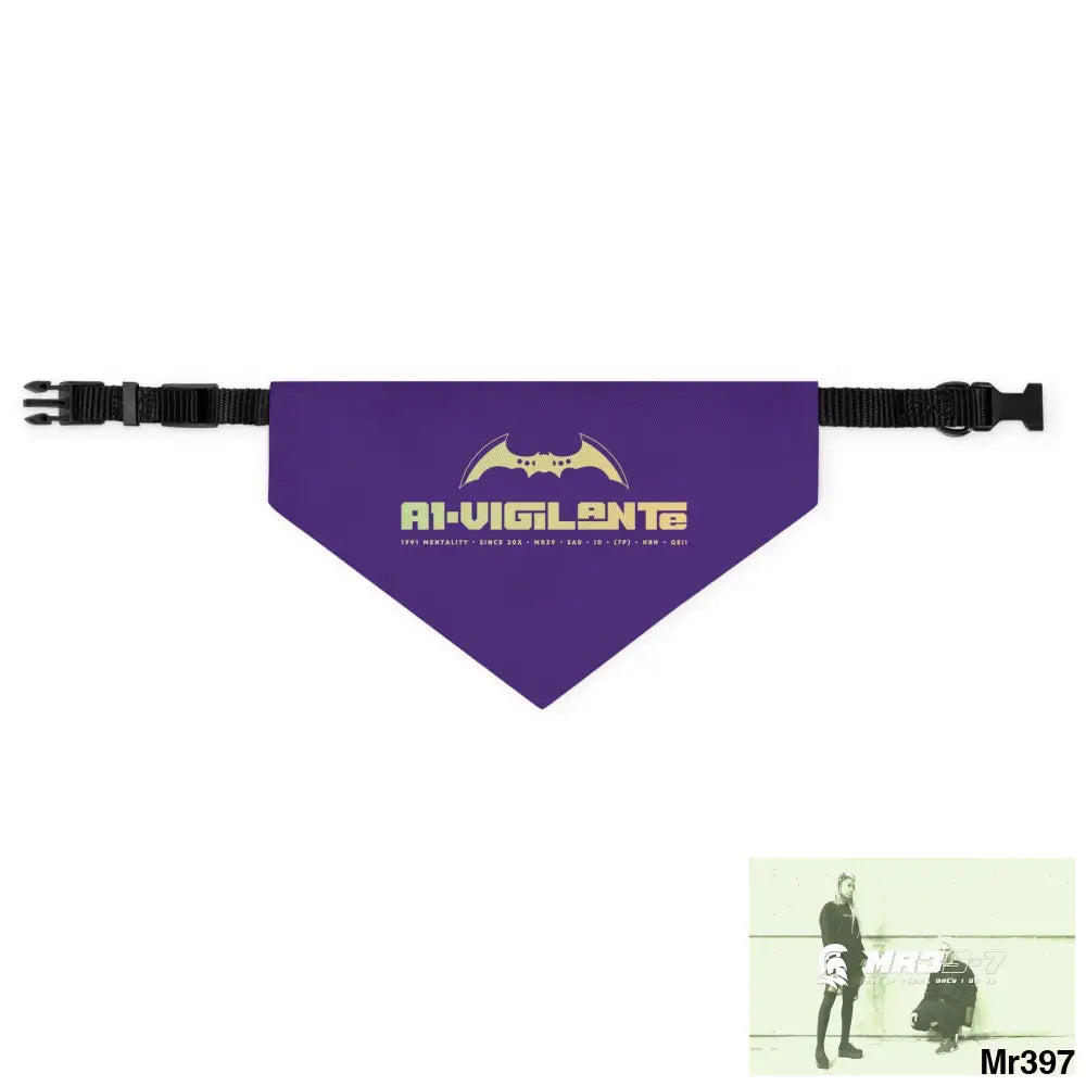 A1 Vigilante Pet Bandana Collar M Pets