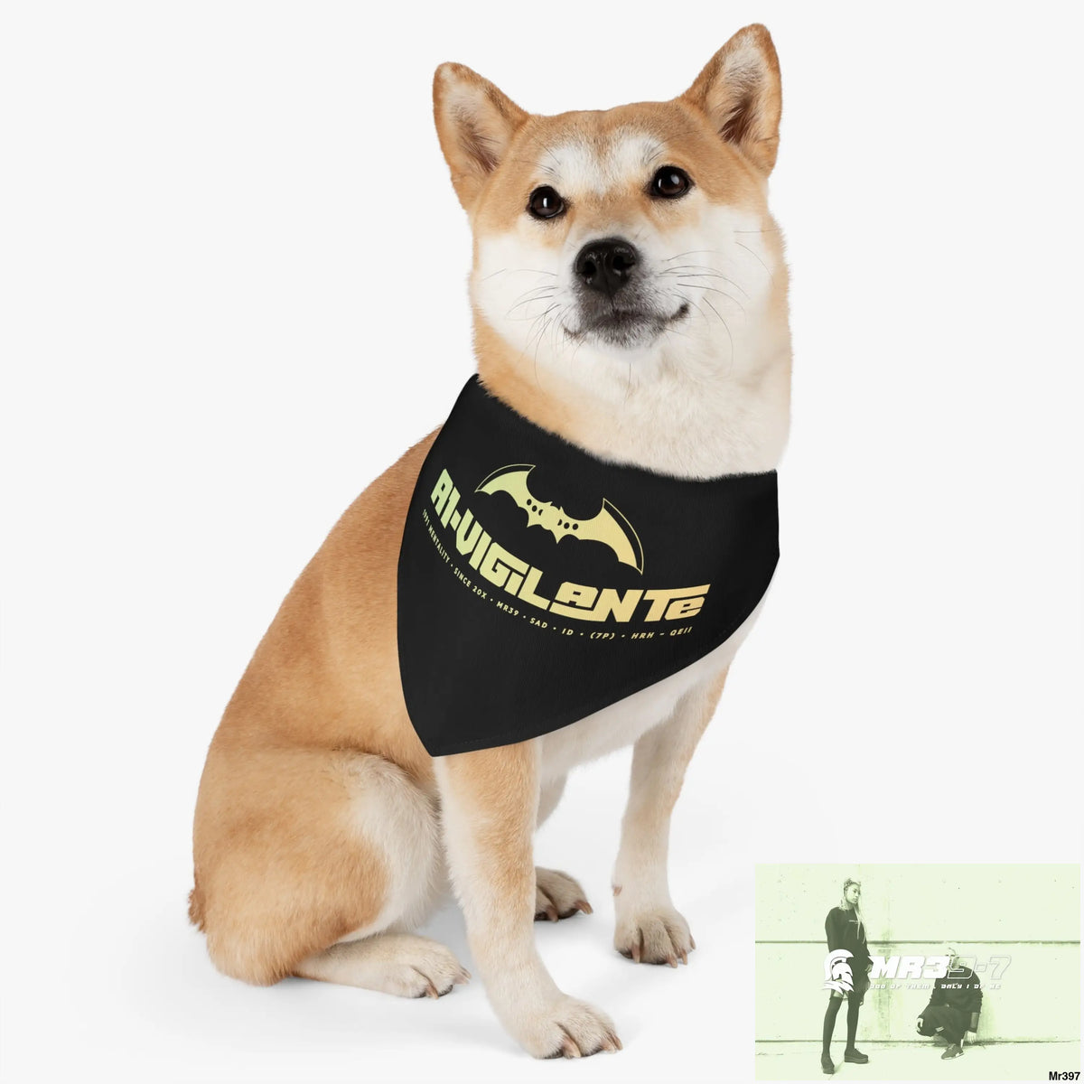 A1 Vigilante Pet Bandana Collar Pets