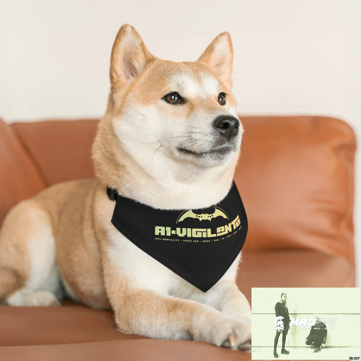 A1 Vigilante Pet Bandana Collar Pets