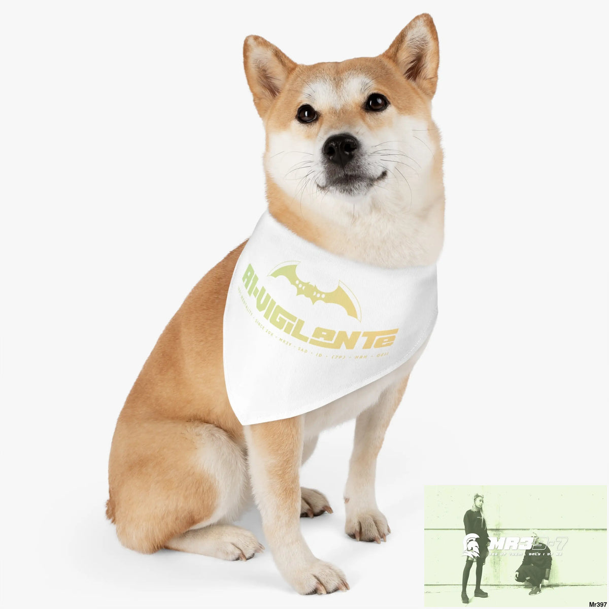 A1 Vigilante Pet Bandana Collar Pets