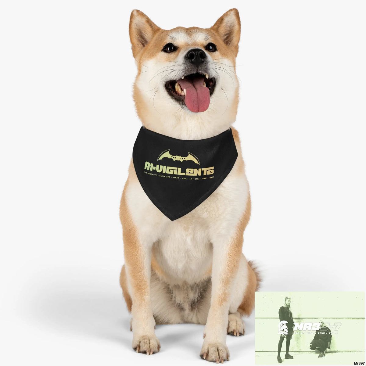 A1 Vigilante Pet Bandana Collar Pets