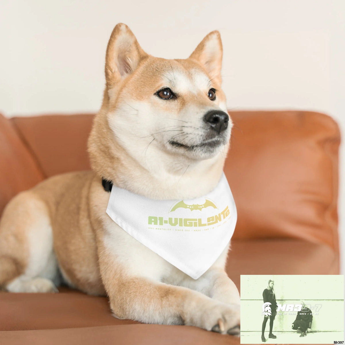 A1 Vigilante Pet Bandana Collar Pets
