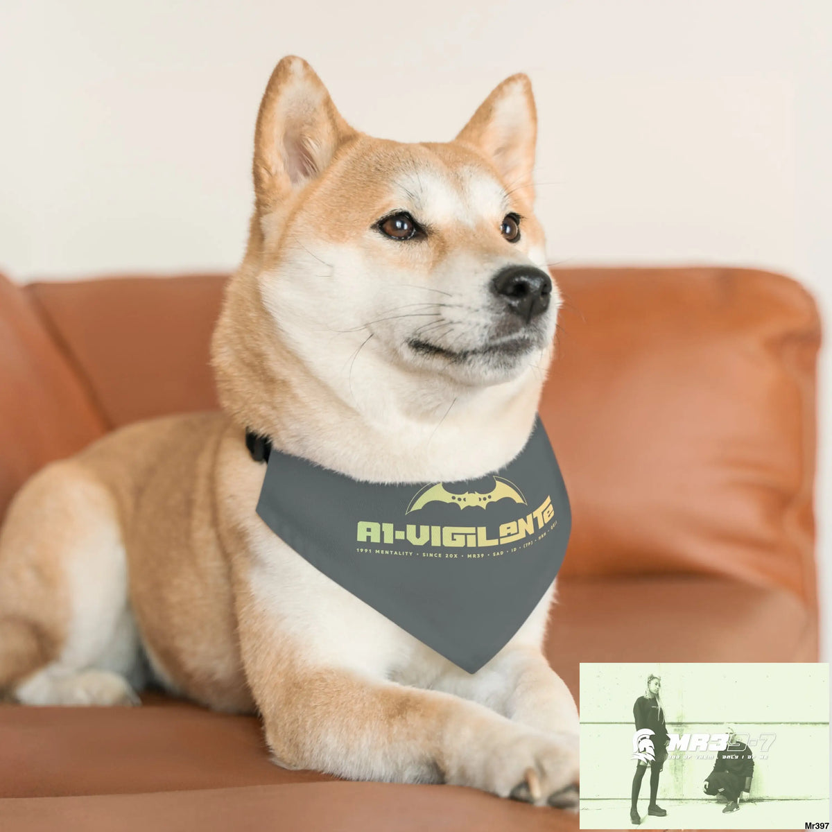 A1 Vigilante Pet Bandana Collar Pets