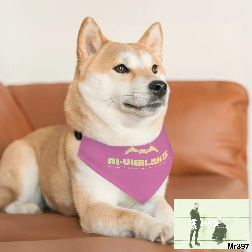 A1 Vigilante Pet Bandana Collar Pets