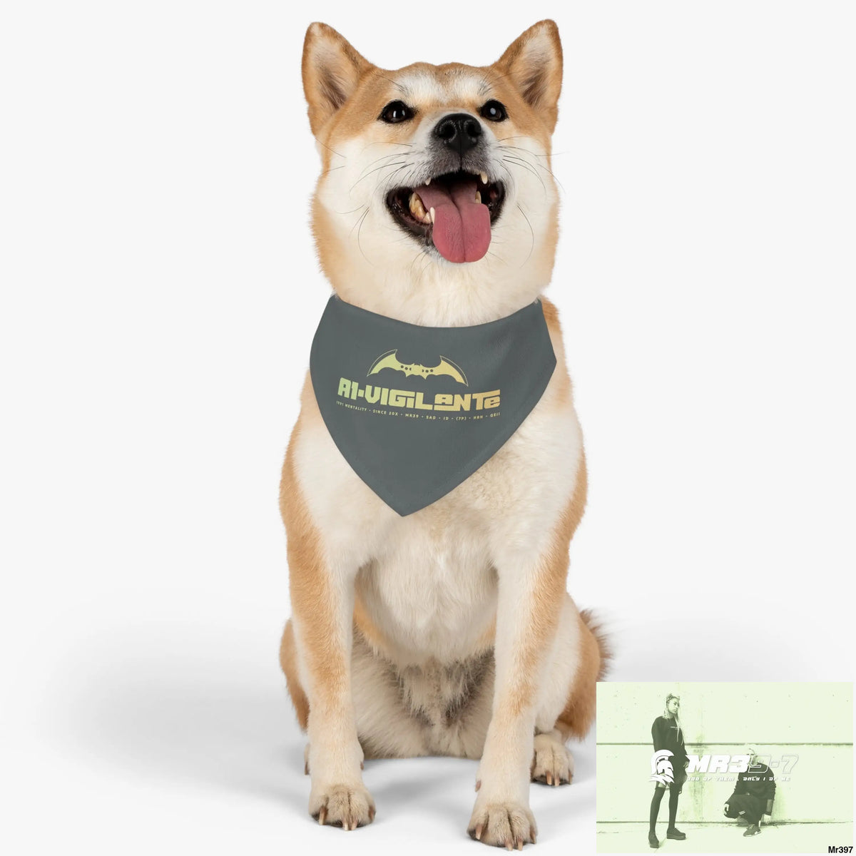 A1 Vigilante Pet Bandana Collar Pets