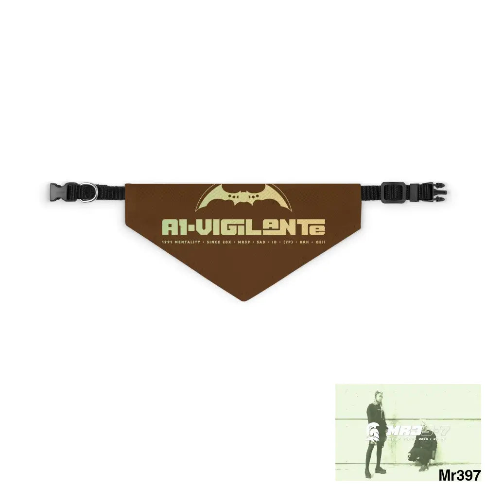 A1 Vigilante Pet Bandana Collar S Pets