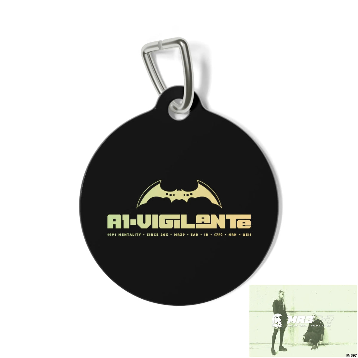 A1-Vigilante Pet Tag 1’’ Pets