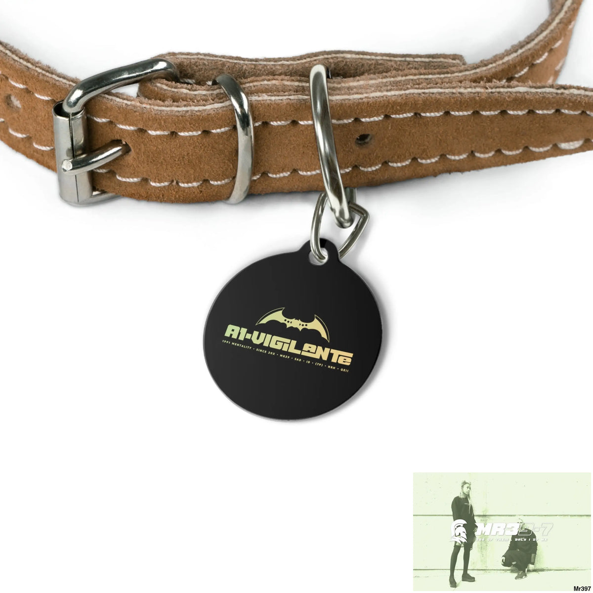 A1-Vigilante Pet Tag 1’’ Pets