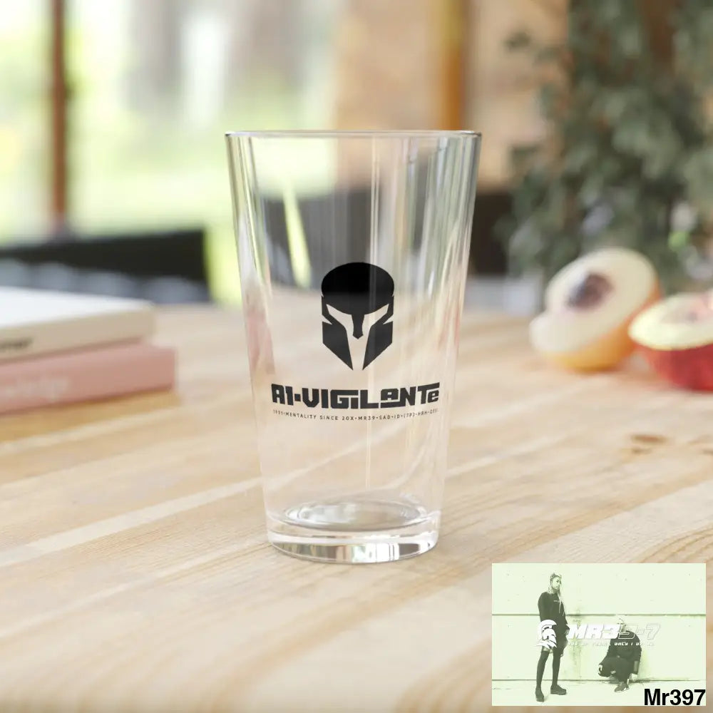 A1.Vigilante Pint Glass 16oz 16oz Mug