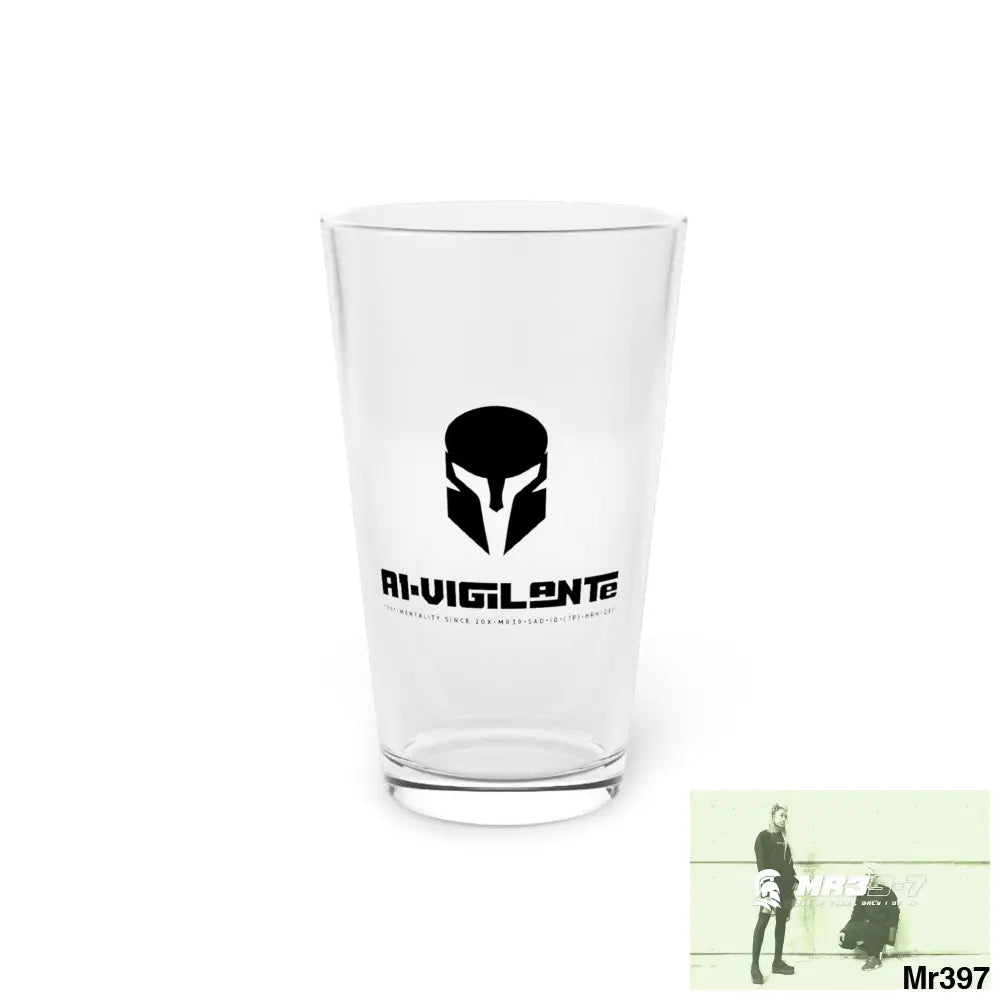 A1.Vigilante Pint Glass 16oz 16oz Mug
