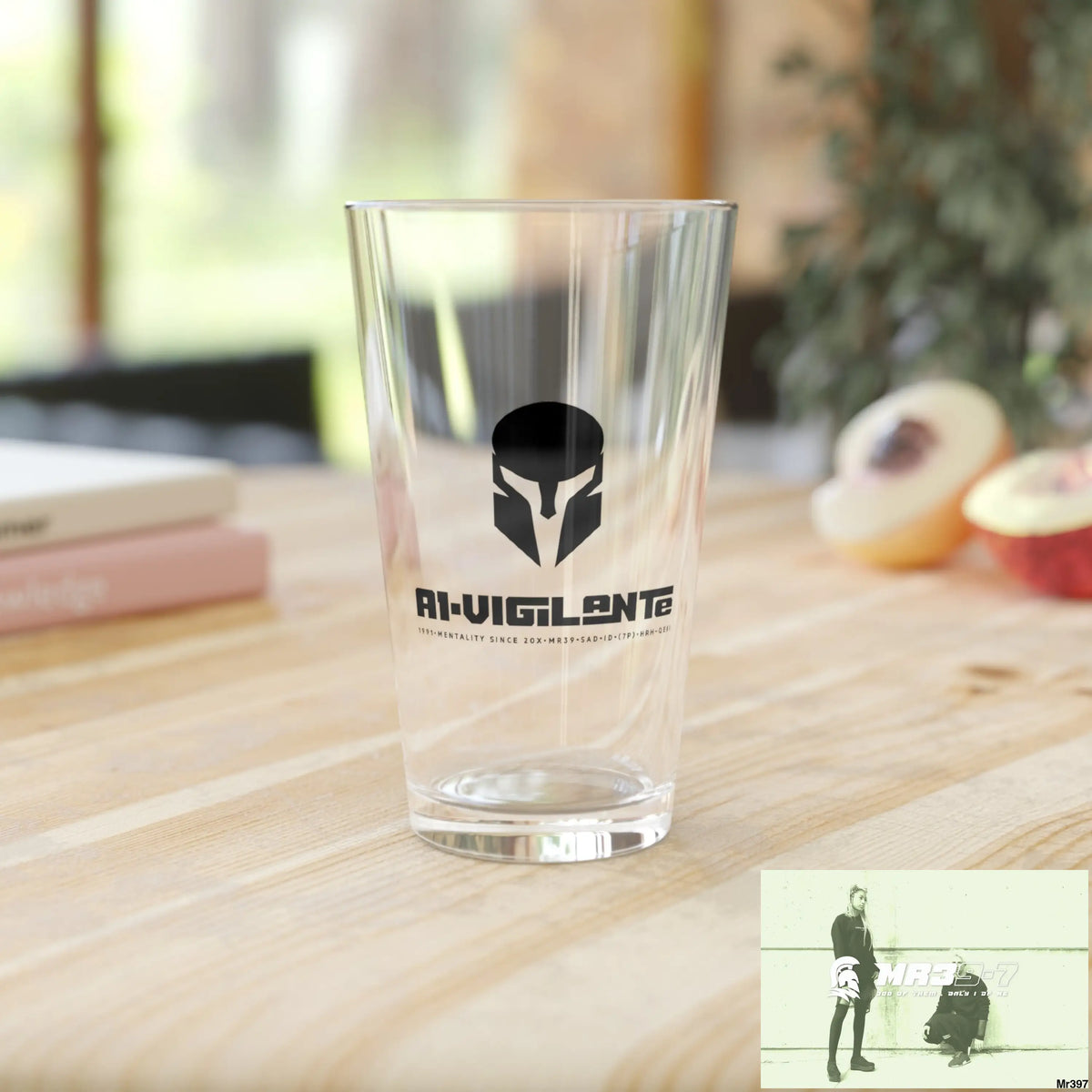 A1.Vigilante Pint Glass 16oz 16oz Mug